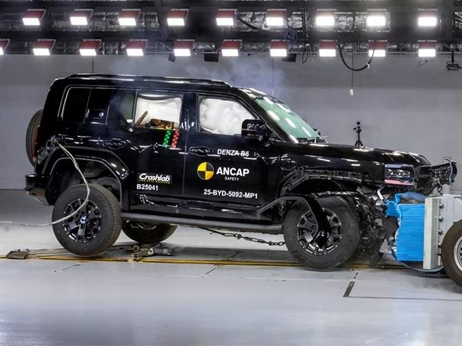 撞飞测试车反被扣8分，方程豹豹5用“太硬”拿下澳洲5星